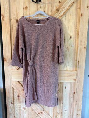 Robert Louis Women's Pink Knit Sweater Dress Size Large